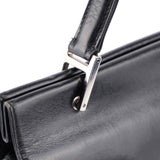 Gucci Square G Tasche aus schwarzem Leder