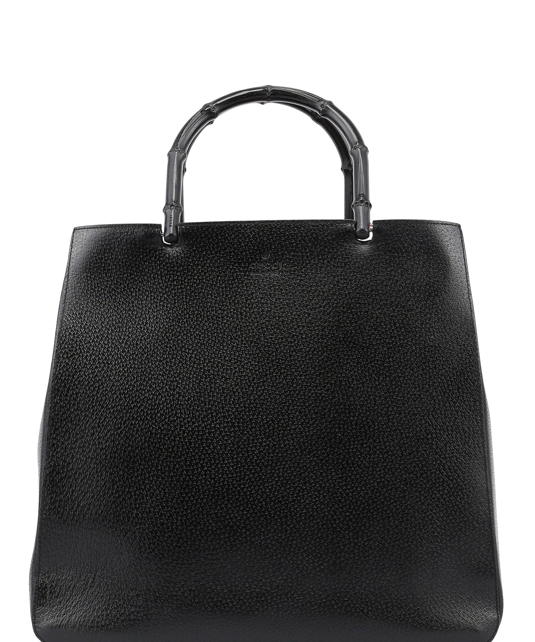 Gucci Black Leather Square G Bag