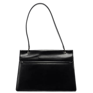 Gucci Black Leather Square G Bag