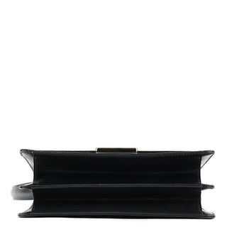 Gucci Black Leather Square G Shoulder Bag