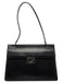 Gucci Black Leather Square G Shoulder Bag