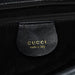 Gucci Black Leather Square G Shoulder Bag