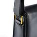 Gucci Black Leather Square G Shoulder Bag