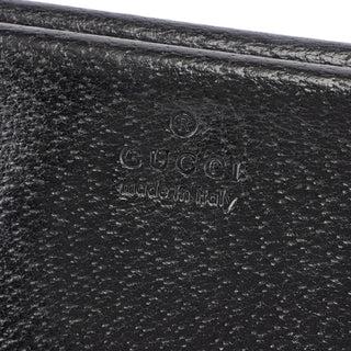 Gucci Black Leather Top Handle Bag