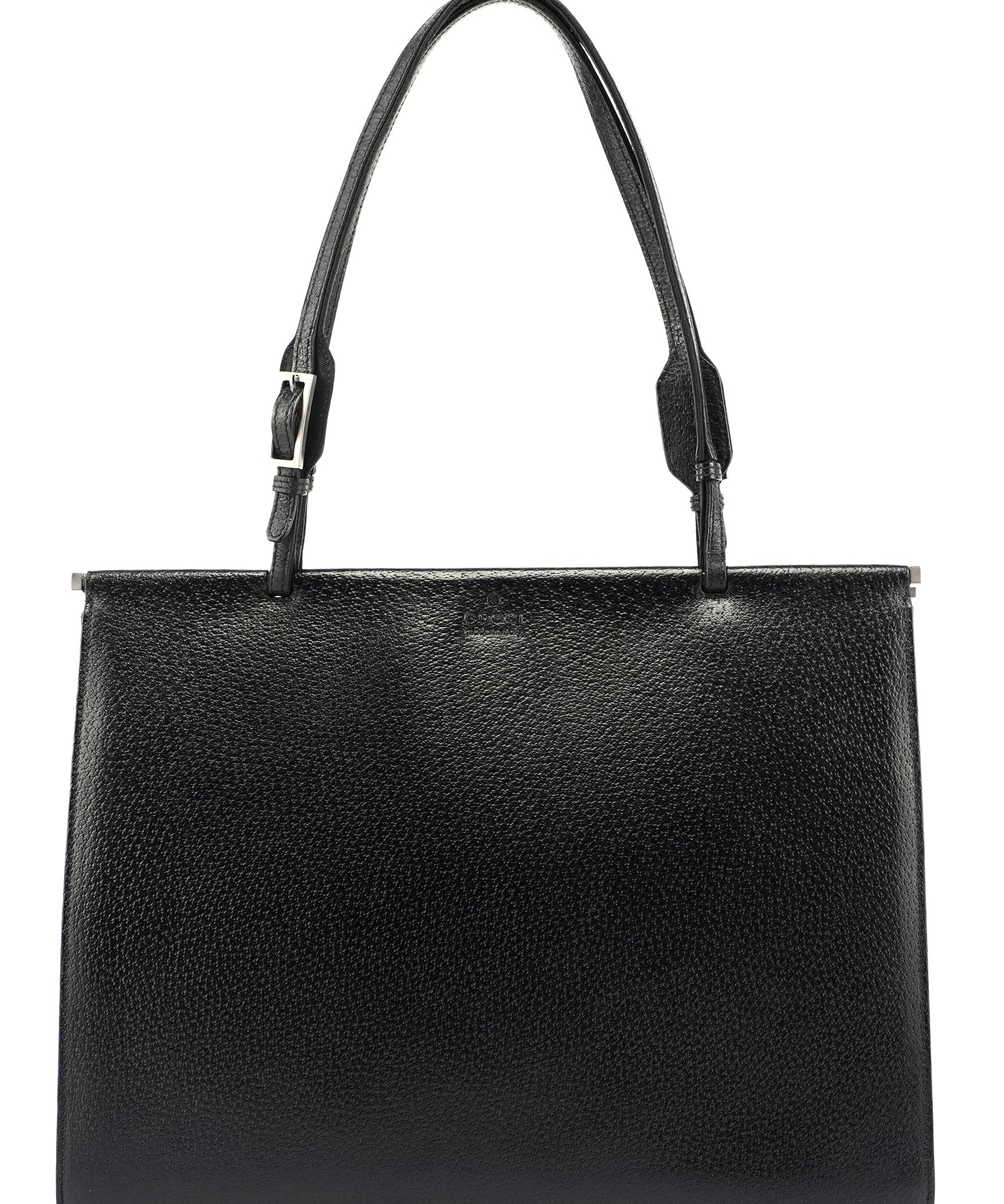 Gucci Borsa a mano in pelle nera