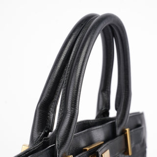 Gucci Black Leather Tote