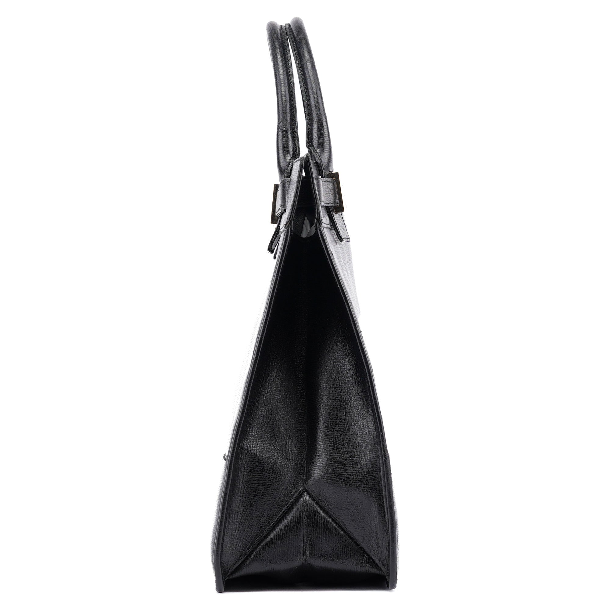 Gucci Sac cabas en cuir noir
