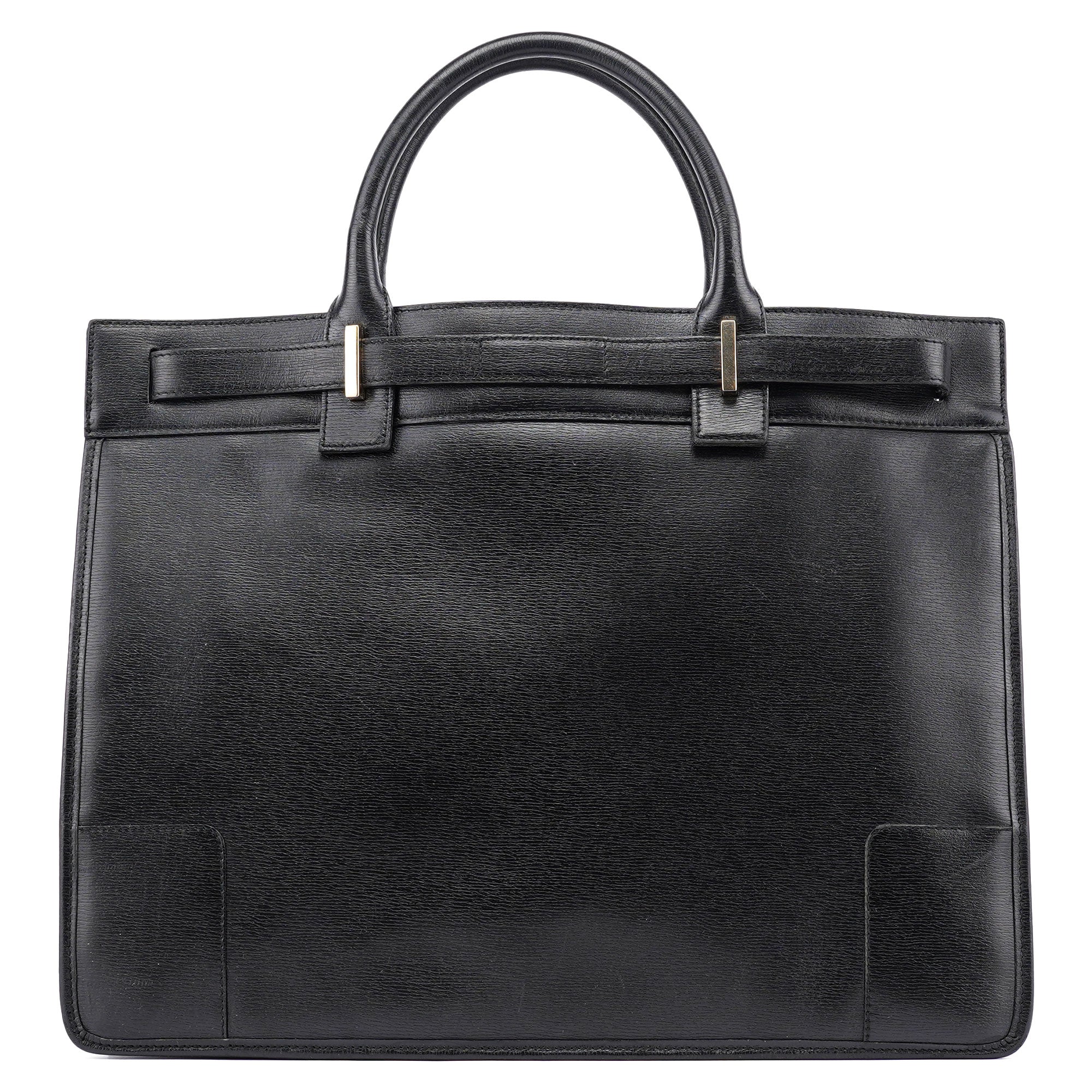 Gucci Sac cabas en cuir noir