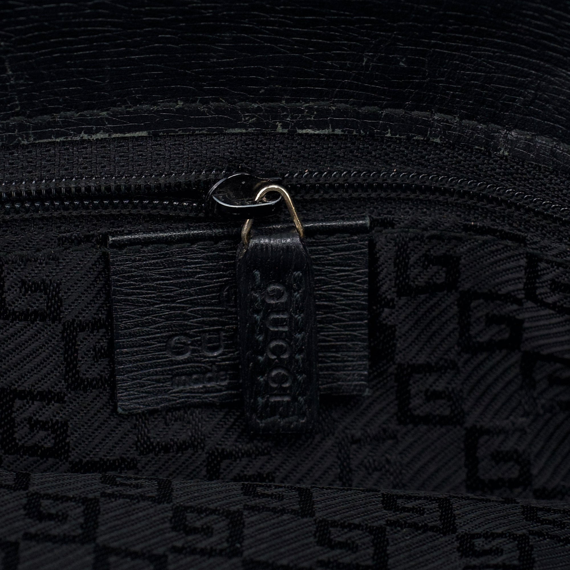 Gucci Sac cabas en cuir noir