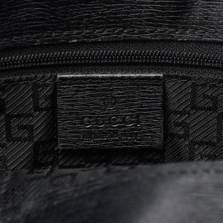 Gucci Black Leather Tote Bag