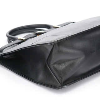 Gucci Black Leather Tote Bag