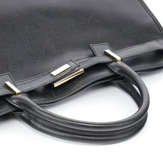 Gucci Black Leather Tote Bag