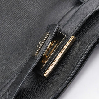 Gucci Black Leather Tote Bag