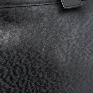 Gucci Black Leather Tote Bag