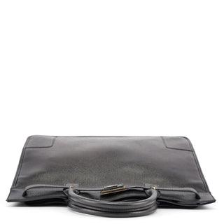 Gucci Black Leather Tote Bag