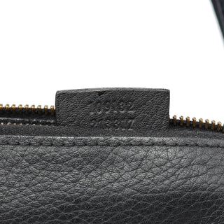 Gucci Black Leather Tote Bag