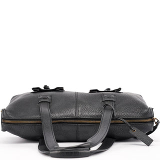 Gucci Black Leather Tote Bag