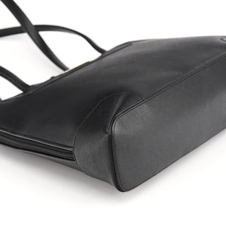 Gucci Black Leather Tote Bag