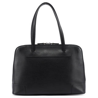 Gucci Black Leather Tote Bag