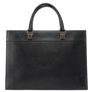 Gucci Black Leather Tote Bag