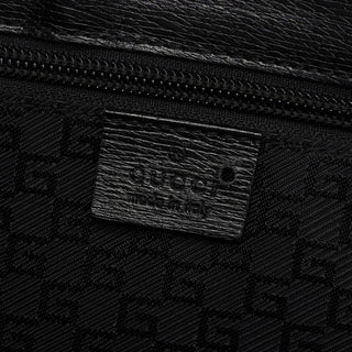 Gucci Black Leather Tote Bag