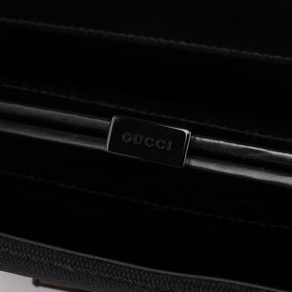 Gucci Black Nylon Square G Handbag