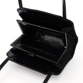 Gucci Black Nylon Square G Handbag