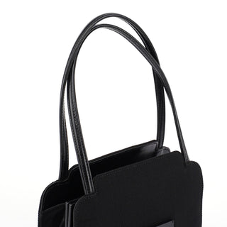 Gucci Black Nylon Square G Handbag