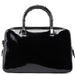 Gucci Black Patent Leather Bamboo 2-Way Tote