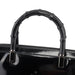 Gucci Black Patent Leather Bamboo 2-Way Tote