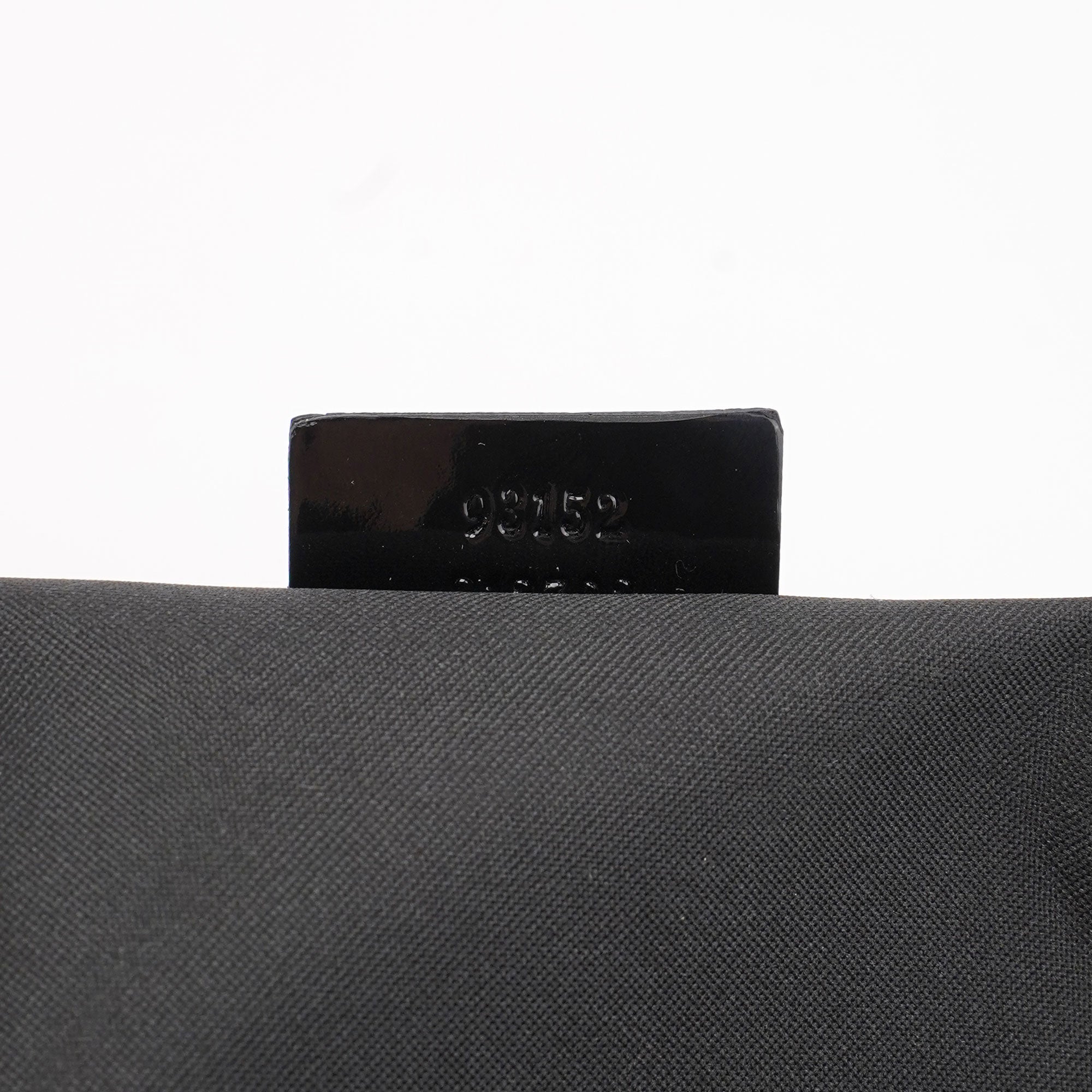 Gucci Sac cabas Bamboo en cuir verni noir