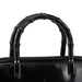 Gucci Black Patent Leather Bamboo Tote