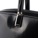 Gucci Black Patent Leather Bamboo Tote