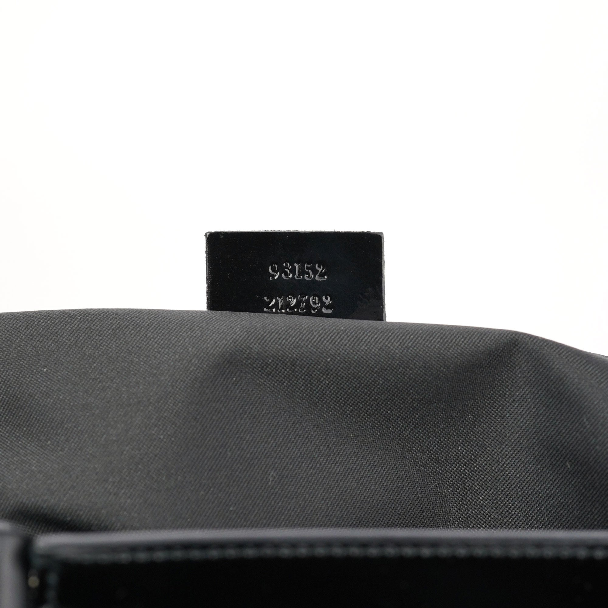 Gucci Sac cabas Bamboo en cuir verni noir