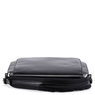 Gucci Black Patent Leather Flap Shoulder Bag