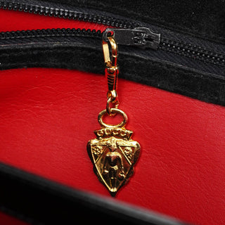 Gucci Black Patent Leather G Shoulder Bag