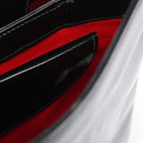 Gucci Black Patent Leather G Shoulder Bag