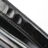 Gucci Black Patent Leather G Shoulder Bag