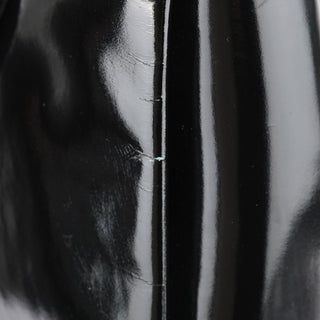 Gucci Black Patent Leather G Shoulder Bag