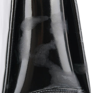 Gucci Black Patent Leather G Shoulder Bag