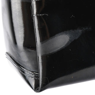 Gucci Black Patent Leather G Shoulder Bag