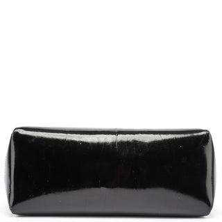 Gucci Black Patent Leather G Shoulder Bag