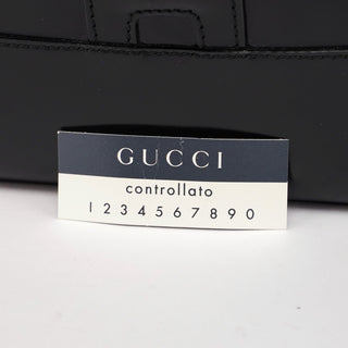 Gucci Black Patent Leather Jackie Shoulder Bag