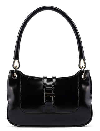 Gucci Black Patent Leather Jackie Shoulder Bag