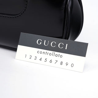 Gucci Black Patent Leather Jackie Shoulder Bag