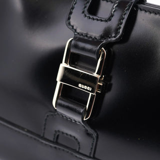 Gucci Black Patent Leather Jackie Shoulder Bag