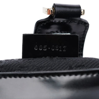 Gucci Black Patent Leather Jackie Shoulder Bag