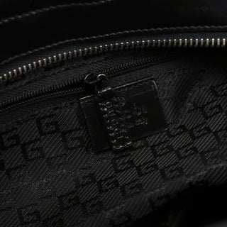 Gucci Black Patent Leather Jackie Tote