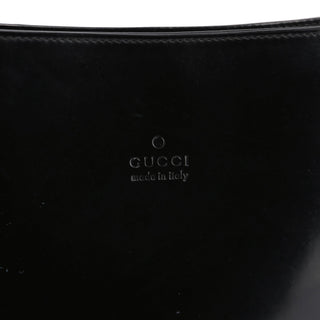 Gucci Black Patent Leather Shoulder Bag