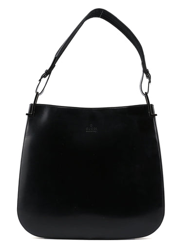 Gucci Black Patent Leather Shoulder Bag